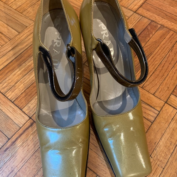 Rare, Iconic 90s Square Toe Prada Mary Janes - Picture 6 of 11